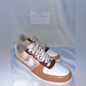 Nike Air Force One 4 Color Custom Painted Size 8.5 Men’s & 10 Womens